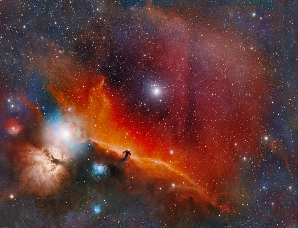 Horsehead Nebula astrophotography fine art print IC 434 dark nebula space wall art