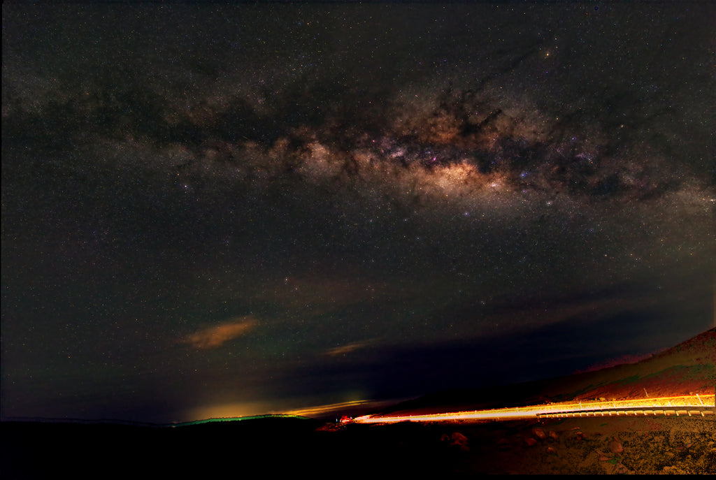 Milky Way astrophotography from Mauna Kea summit fine art print galactic core deep space wall art